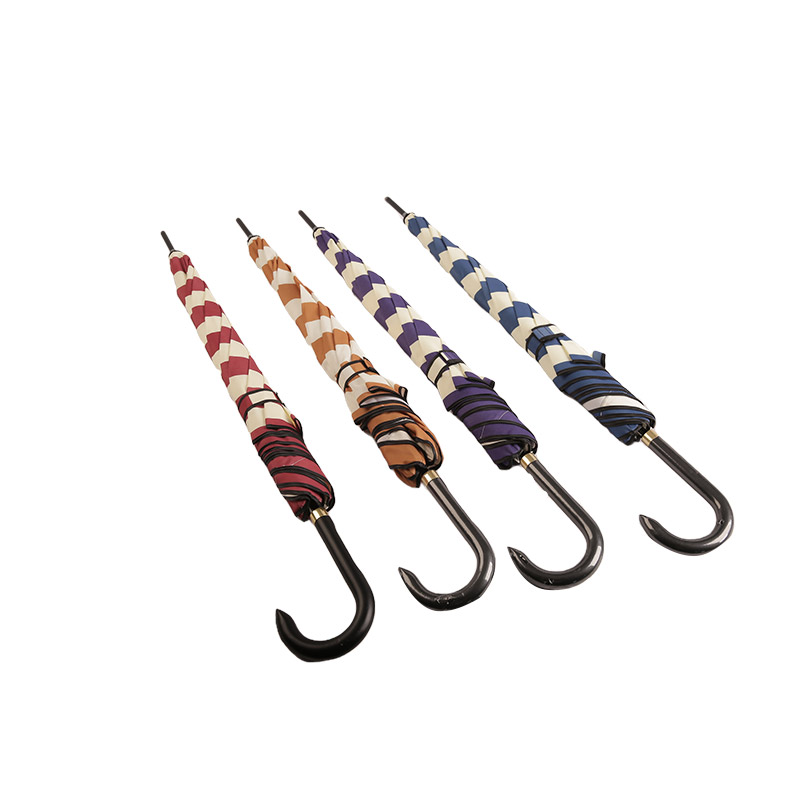 Parasol droit rayé Beach Sun Oxford-0E6B0007