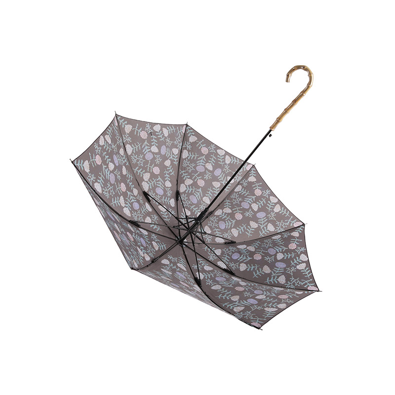 Rentable Pongee avec parapluie droit enduit UV-0E6B0106