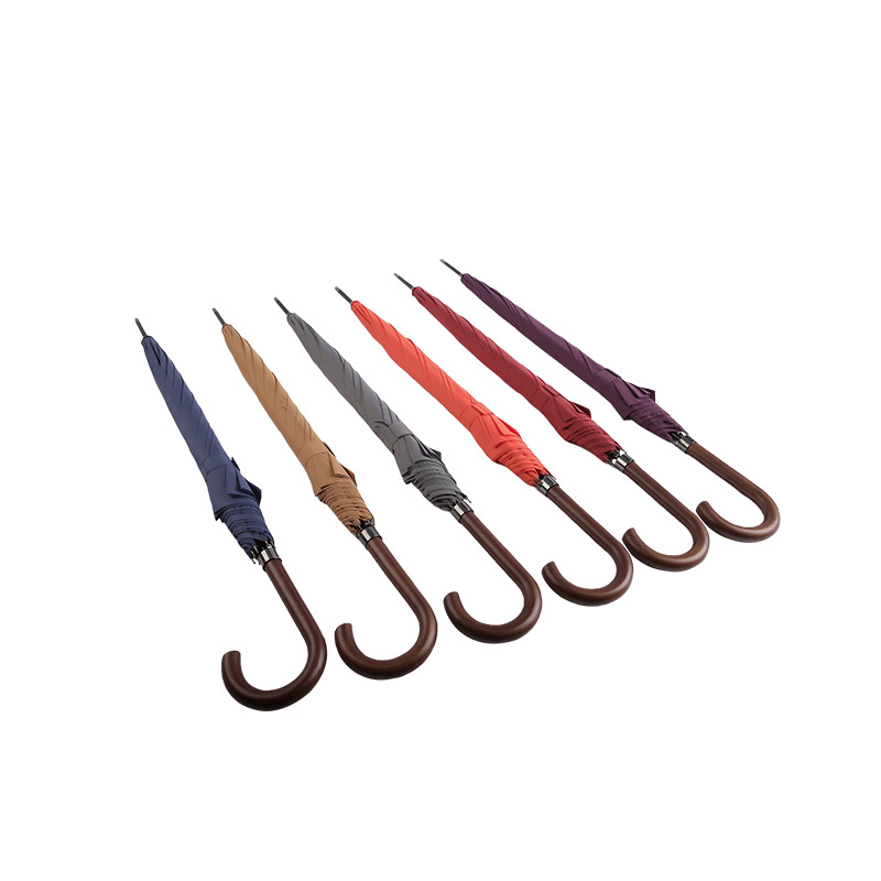 Parapluie Droit Pillar Pongee Violet Foncé-0E6B0146