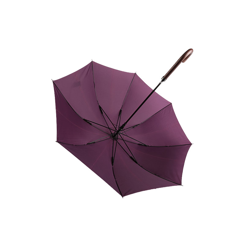 Parapluie Droit Pillar Pongee Violet Foncé-0E6B0146
