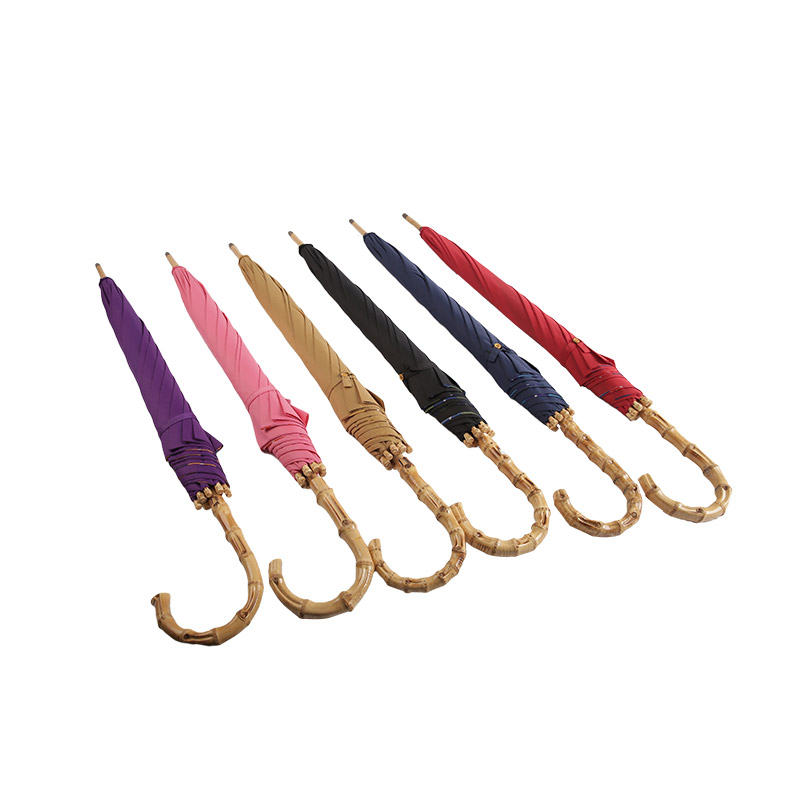 Pongé coupe-vent foncé, parapluie droit double couche-0E6B0159