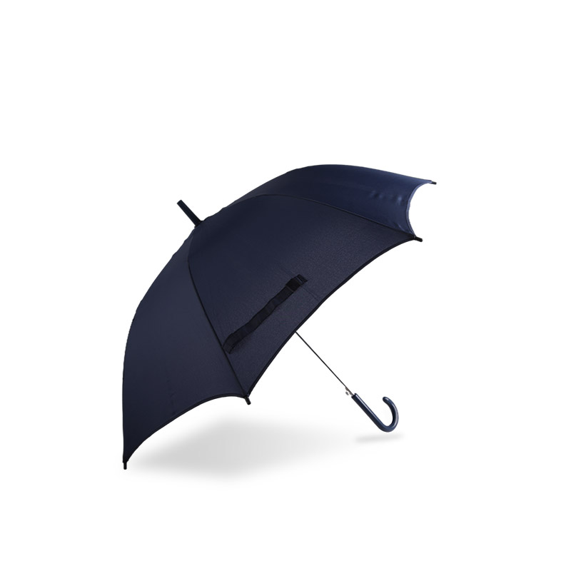 Parapluie Droit Pongé Style Palace Bleu Foncé-0E6B0188