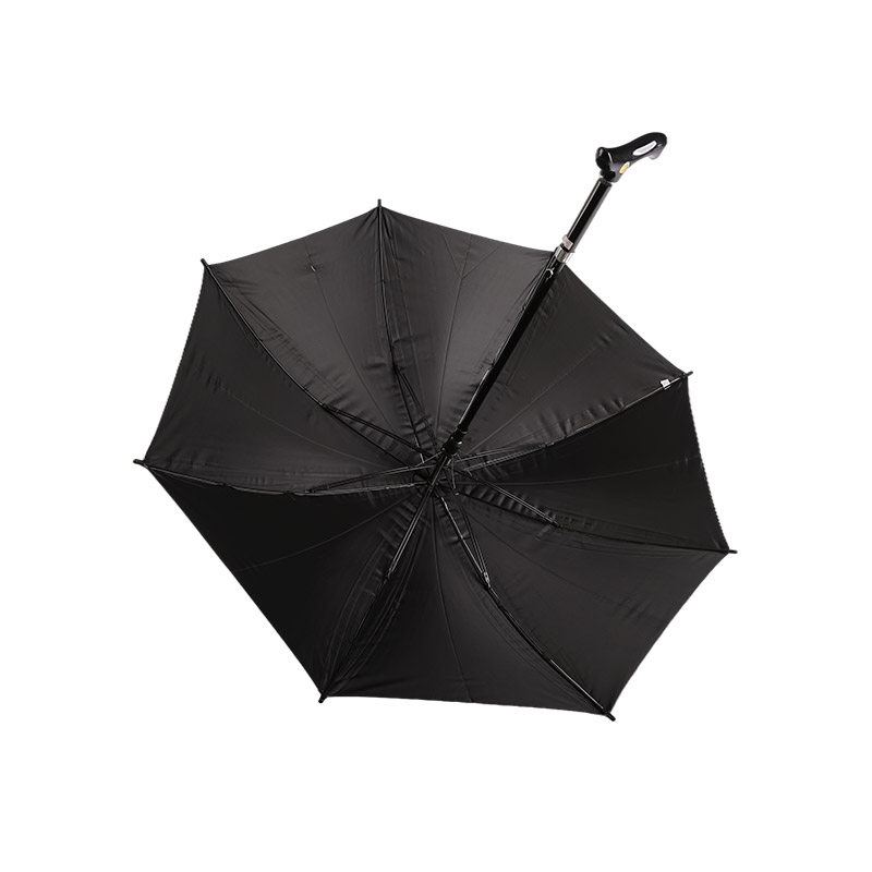 Vent fort et pongé imperméable avec parapluie droit enduit d'argent-0E6B0223