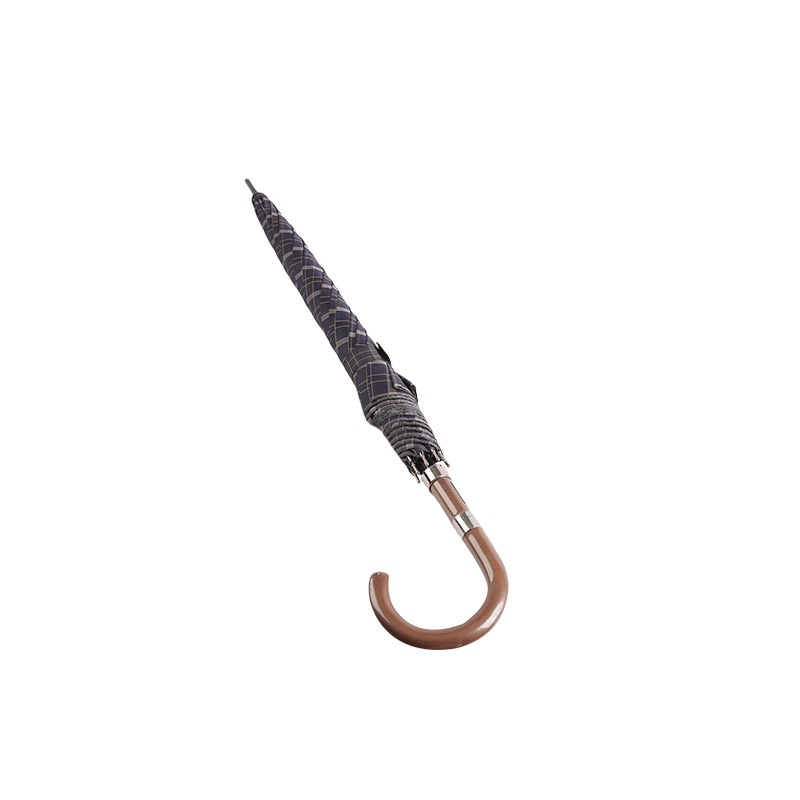 Parapluie droit léger et adapté aux hommes en pongé-0E6B0362