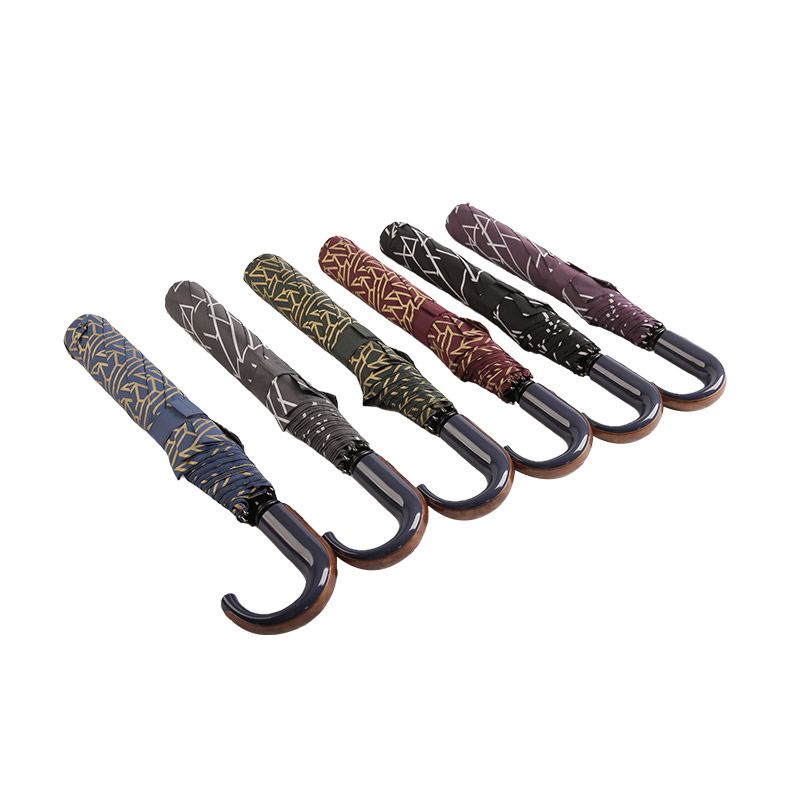 Parapluie Double Pongé Motifs Géométriques-0E6B0412