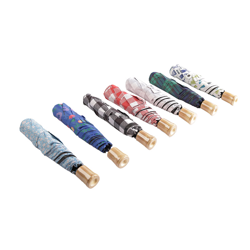 Mini pongé à motifs multiples avec parapluie triple enduit-0E6B0423