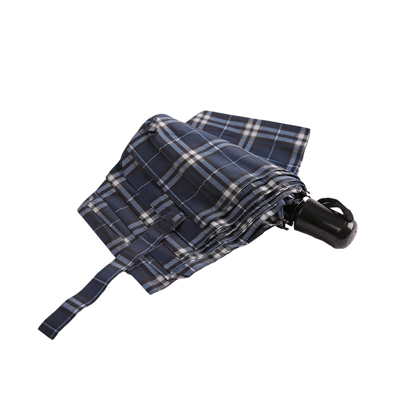 Rayé Lattice Shrink Pongee Parapluie triple-0E6B0432