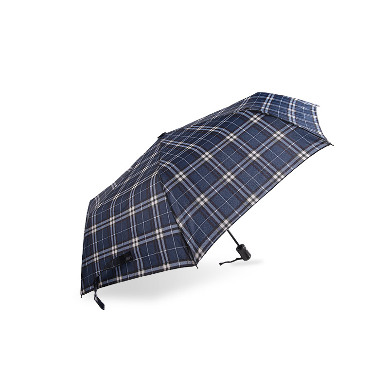 Rayé Lattice Shrink Pongee Parapluie triple-0E6B0432