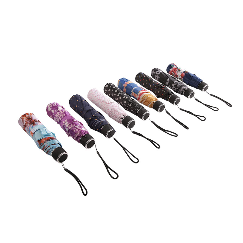 Parapluie triple pongé Mini Pois-0E6B0499