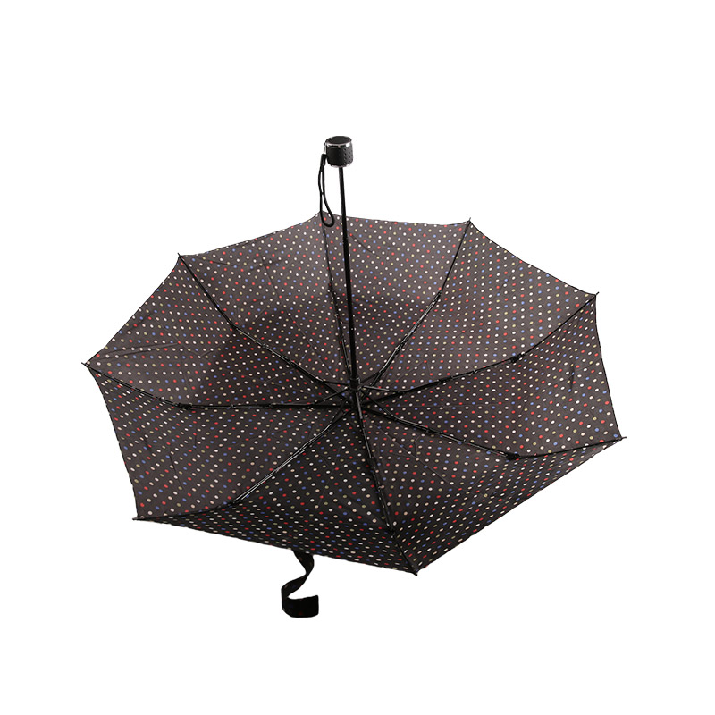 Parapluie triple pongé Mini Pois-0E6B0499
