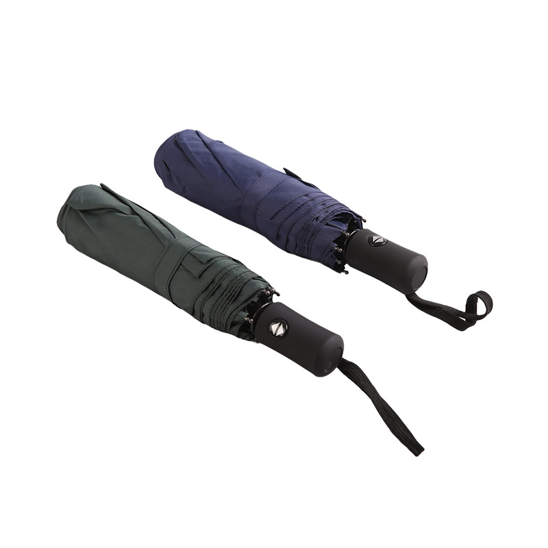 Parapluie 3 volets Pongé Protection Uv Bleu Pur-0E6B0550