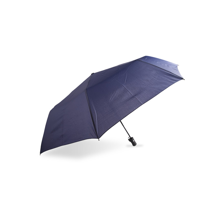 Parapluie 3 volets Pongé Protection Uv Bleu Pur-0E6B0550