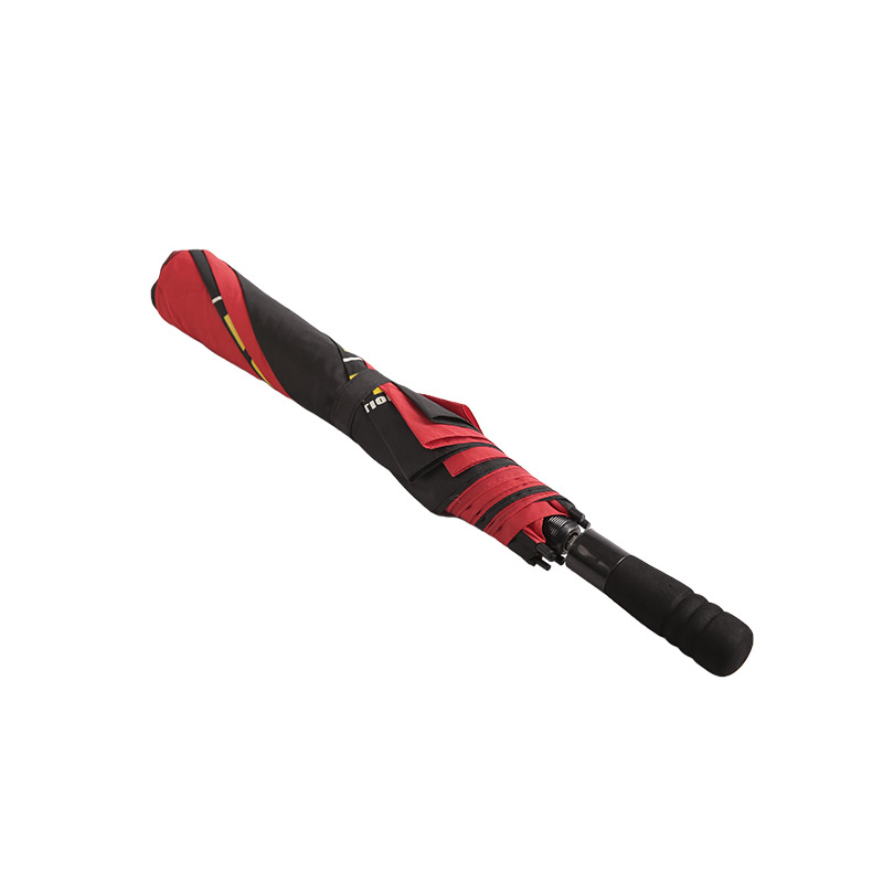 Parapluie Double Pongé Logo Bicolore-0E6B0556