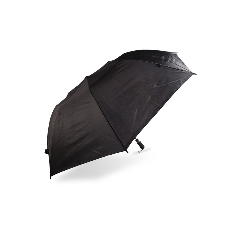 Parapluie Double Pongé Logo Bicolore-0E6B0556