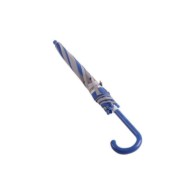 Parapluie pour enfants pongé requin dessin animé bicolore-0E6B0649