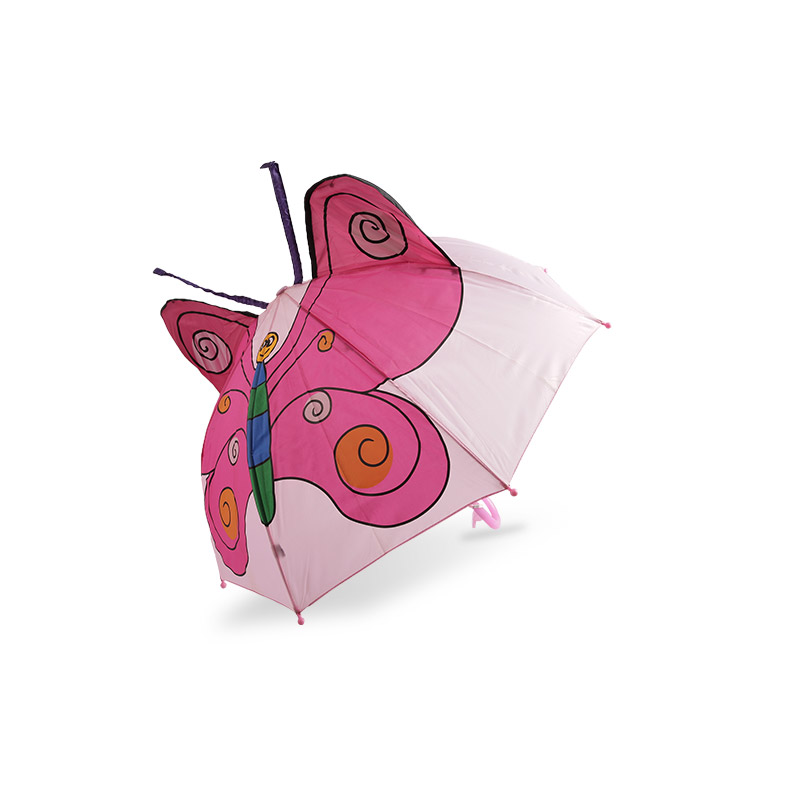 Parapluie Enfant Grand Papillon Rose-0E6B0657
