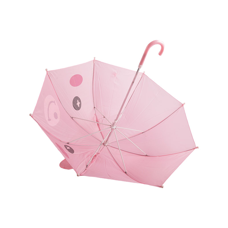 Parapluie pour enfants en polyester lapin mignon ours rose-0E6B0672