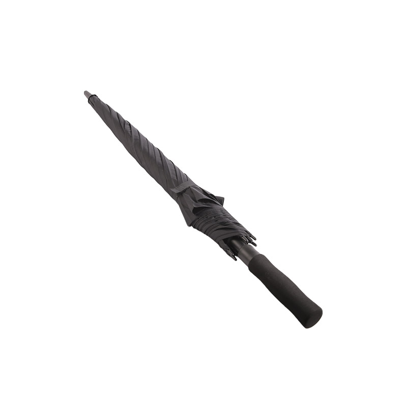 Parapluie de golf en pongé noir pour hommes mûrs-0E6B0716