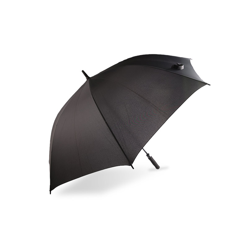 Parapluie de golf en pongé noir pour hommes mûrs-0E6B0716